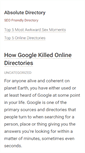 Mobile Screenshot of absolutedirectory.com